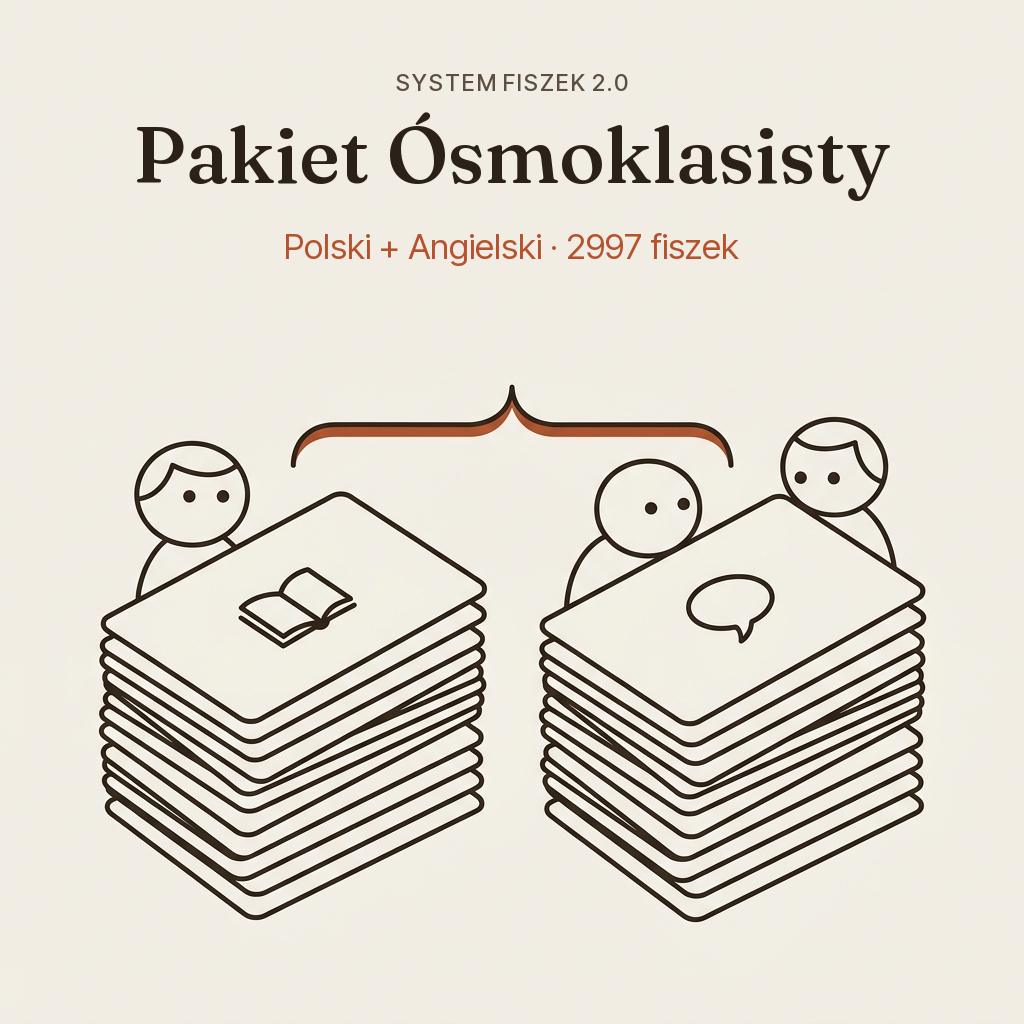 🎓 Kurs Ósmoklasisty: Pakiet Polski + Angielski