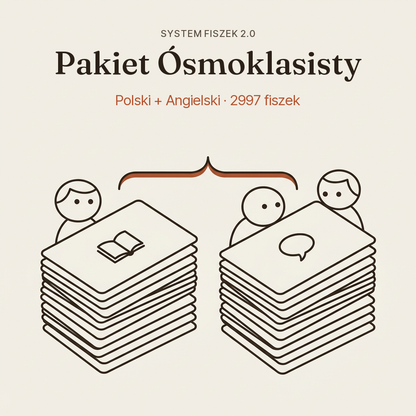 🎓 Kurs Ósmoklasisty: Pakiet Polski + Angielski