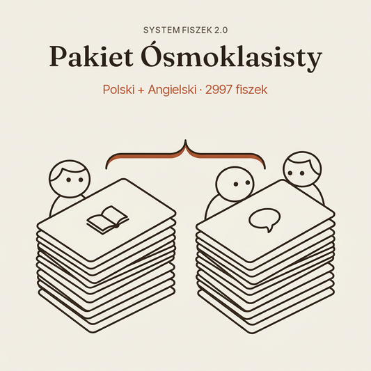 🎓 Kurs Ósmoklasisty: Pakiet Polski + Angielski