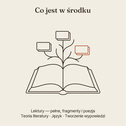 🎓 Język polski na fiszkach: Kurs Ósmoklasisty (Zestaw)