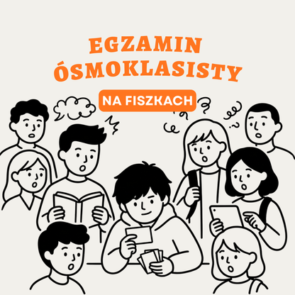 🎓 Język polski na fiszkach: Kurs Ósmoklasisty (Zestaw)