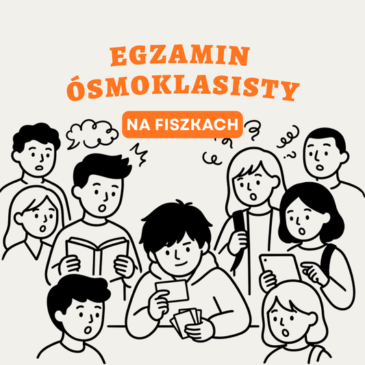 🎓 Język polski na fiszkach: Kurs Ósmoklasisty (Zestaw)